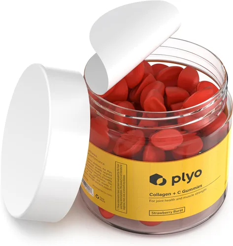 Vista 4 de Plyo Collagen + C para la salud de las articulaciones y la fuerza muscular Certificado NSF Sport 90 unidades Sin gluten Fabricado