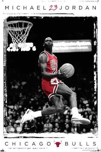 Vista 4 de Michael Jordan - Póster de pared con chinchetas con licencia