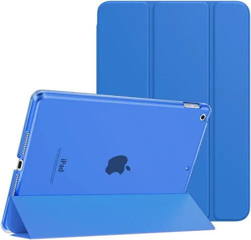 Vista 28 de MoKo - Funda compatible con iPad 2019, fina, ligera, inteligente, carcasa, cubierta de soporte con protector trasero traslúcido esmerilado 1-Oro Rosa