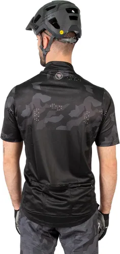 Vista 5 de Endura Maillot de ciclismo de manga corta Hummvee Ray II para hombre Negro