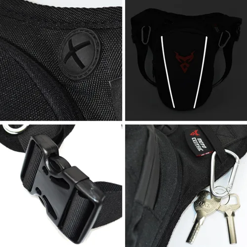 Vista 5 de Riñonera de cintura para hombres y mujeres, 00-negro gris, Casual