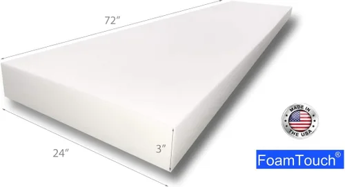 Vista 2 de Cojín de espuma de tapicería Foamtouch fabricado en EE. UU.