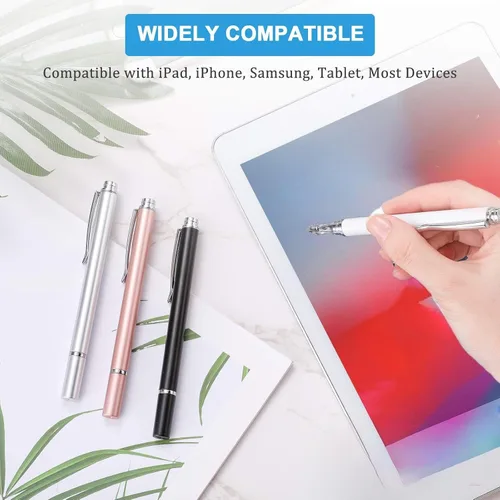 Vista 5 de 8 lápices capacitivos para pantalla táctil, lápiz capacitivo universal de punta fina para la mayoría de dispositivos inteligentes de pantalla