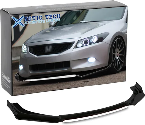 Vista 35 de Xotic Tech alerón de protección para parachoques delantero, negro con azul, kit con barra de acoplamiento ajustable de 8-11 pulgadas
