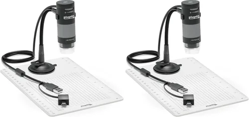 Vista 10 de Plugable - Microscopio digital USB 250x, cámara micro de 2 Mpx con brazo flexible y soporte - Microscopio USB y USB-C portátil, compatible