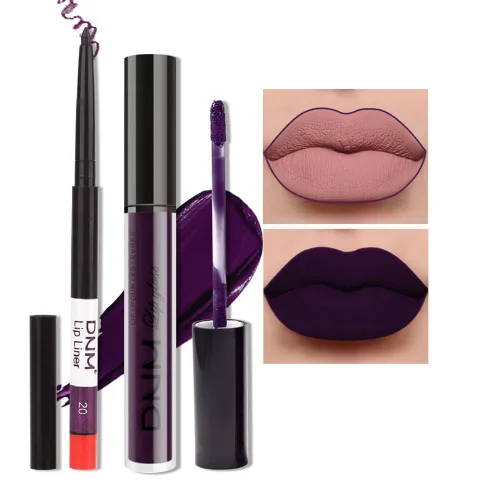 Vista 16 de AMY'S DIARY Lápiz de labios crayón mate blanco, lápiz de labios mate de punta precisa, larga duración hasta 24 horas, impermeable al manchado