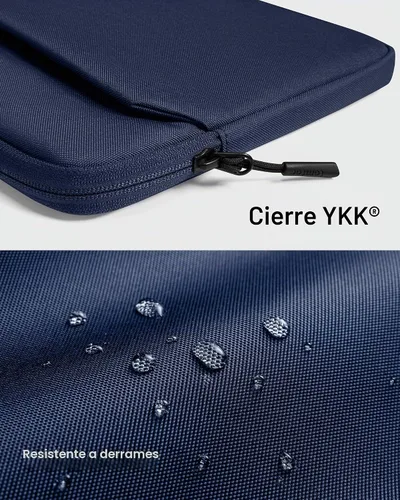 Vista 6 de tomtoc - Funda delgada para laptop de 14 pulgadas para MacBook Pro M5/M4/M3/M2/M1 Pro/Max 2025-2021, estuche protector resistente al agua para Azul