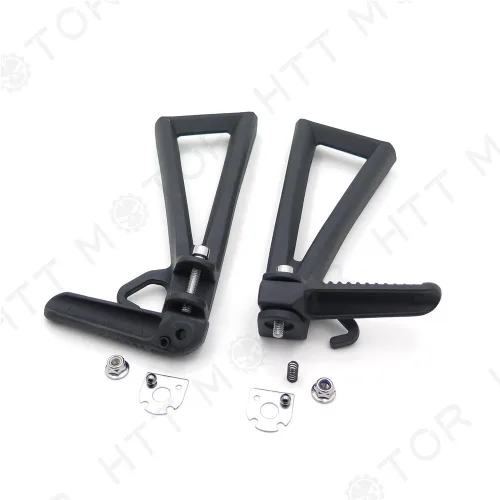 Vista 4 de XKMT- Estriberas para pie de pasajero trasero color negro compatible con Yzf R6 2006-2009 2010 2011 2012 [B00YWCC69K]