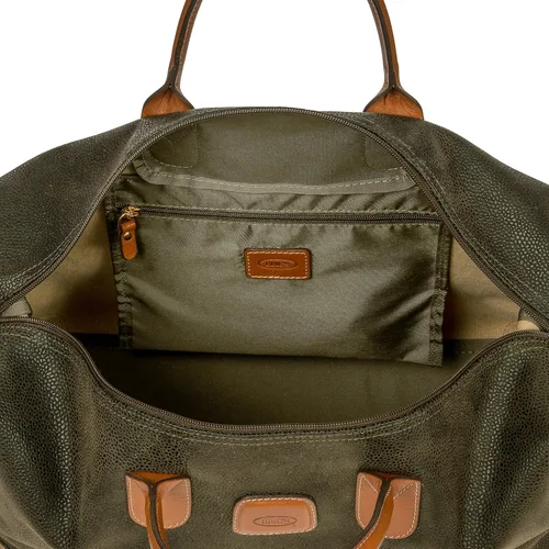 Vista 5 de Bric's Bolsas de lona tipo cargo, Verde -Oliva, Life - Bolsa de lona de 18 pulgadas