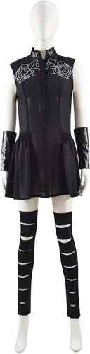 Vista 5 de Disfraz de bruja escarlata para cosplay de Wanda Maximoff, para mujer, niña, color rojo