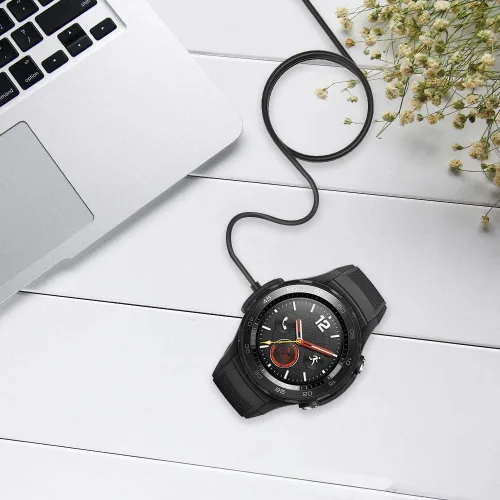 Vista 3 de Compatible con cargador Huawei Watch 2, cable de carga USB de repuesto, adaptador de accesorios para Huawei Watch 2 Pro Sport/Classic