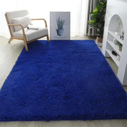 Vista 16 de Lifup Alfombra rectangular esponjosa para sala de estar o dormitorio, color Naranja