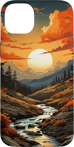 Vista 15 de Great Smoky Mountains - Mountain Scene Mountain Theme Nature Case for iPhone 17