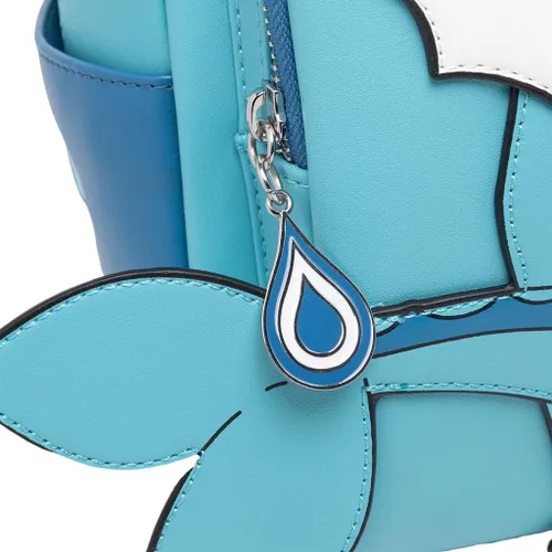 Vista 3 de Loungefly Pokemon Vaporeon - Mini mochila para cosplay, Varios colores, Pmbk0207