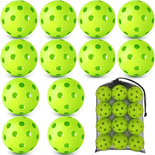 Vista 25 de Mototo 12/30/60 Pelotas de béisbol de práctica para golpear, pelotas de béisbol suaves de plástico de 2.8 pulgadas para práctica, pelota suave