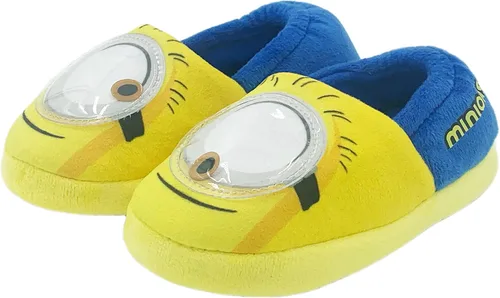 Vista 5 de Despicable Me Minions Shakey Eye Pantuflas, Amarillo