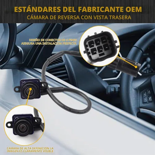 Vista 5 de Dasbecan Backup Camera Compatible with 2011-2013 Jeep Grand Cherokee