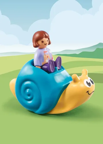 Vista 2 de Playmobil 1.2.3: Caracol mecedor con función de sonajero
