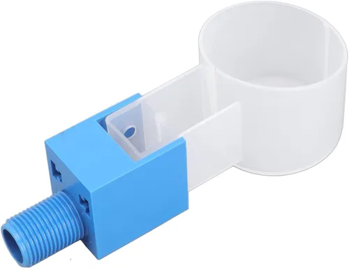 Vista 5 de Válvula de control de nivel de agua de 1/2 pulgada Válvula de flotador automática ABS de rosca G1/2 para piscina de ganado, evita el desbordamiento