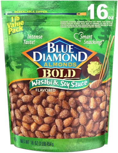 Vista 5 de Blue Diamond Smokehouse y Wasabi y salsa de soja con sabor a almendras