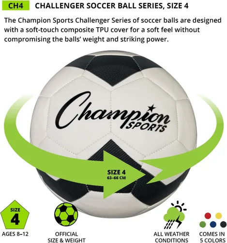 Vista 2 de Champion Sports Balón de fútbol Challenger