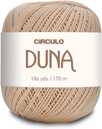 Vista 29 de Círculo Hilo Duna – 186 yardas, 3.52 onzas – Hilo DK de peinado ligero – 100% algodón virgen brasileño mercerizado, perfecto para tejer y hacer