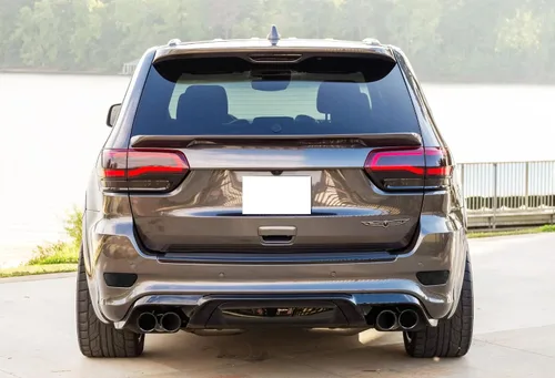 Vista 3 de iJDMTOY Lentes de reflector de parachoques trasero con lentes de oscurecimiento para Jeep 2011-2020 Grand Cherokee WK2, Compass y Dodge Journey