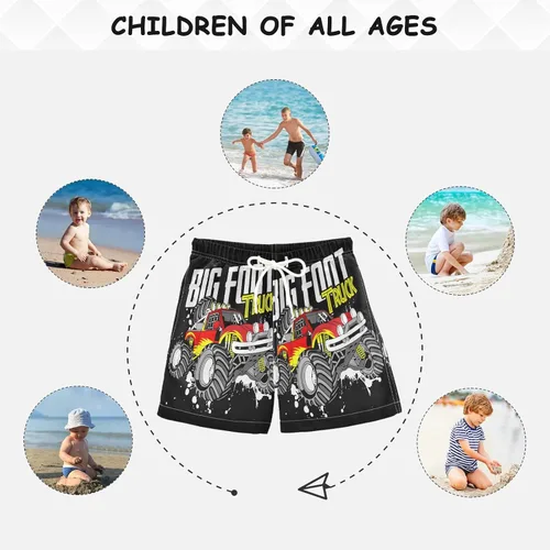 Vista 6 de Traje de baño para niños, traje de baño para niños, traje de baño para niños pequeños, pantalones cortos de playa para niños, 2T-XL