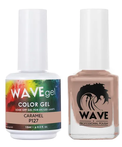Vista 116 de WAVEGEL - Juego dúo de gel y esmalte de uñas a juego - Colección Simplicity - #P109 Blizzard I 0.5 onzas