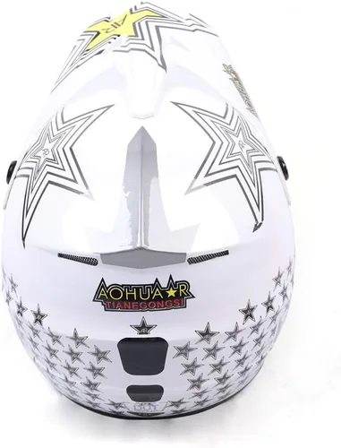 Vista 4 de TFCFL DOT - Casco de motocross, unisex, para jóvenes y niños, casco de motocross para todoterreno y cuatrimoto, con gafas y guantes