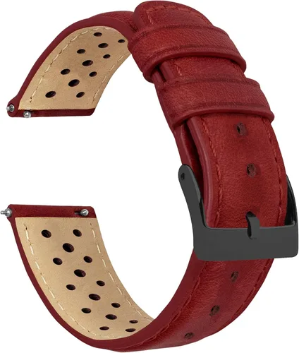 Vista 38 de Barton Racing & Rally Horween - Correas de cuero con barras de resorte de liberación rápida integradas, longitud estándar para muñecas de 5 a 8