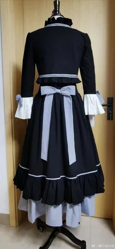 Vista 4 de 1404 FF7 Remake Cloud Strife - Vestido de fiesta, elegante, uniforme, cosplay, disfraz de mujer, Halloween