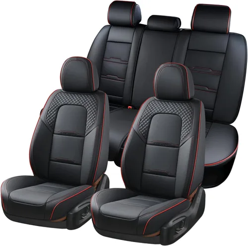 Vista 35 de Coverado - Fundas impermeables para asientos de coche, fundas delanteras para asientos de coche, 2 en 1, fundas protectoras para asientos de coche