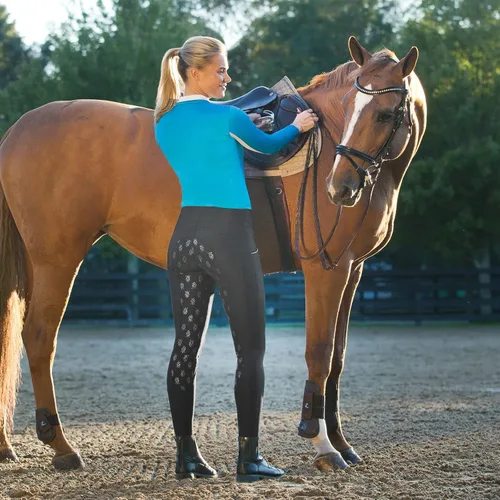 Vista 4 de HORZE Leah Womens UV Pro Riding Tights