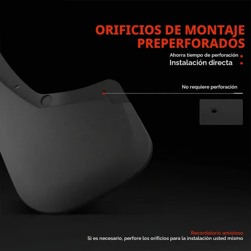 Vista 5 de A-Premium Juego de 4 unidades de guardabarros con accesorios compatibles con Chevrolet Silverado 1500, Silverado 2500 HD 3500 HD 2007-2014
