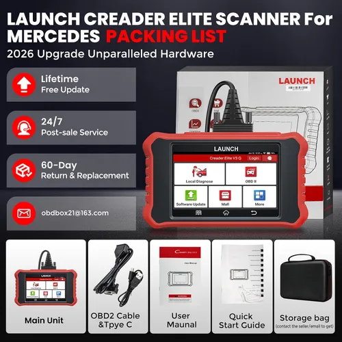 Vista 8 de LAUNCH Creader Elite V3.0 actualizado 2026 para GM, herramienta de escaneo