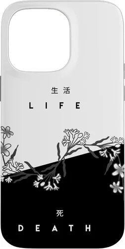 Vista 21 de Life Death Flowers - Funda de regalo japonesa minimalista con luz oscura para iPhone 17