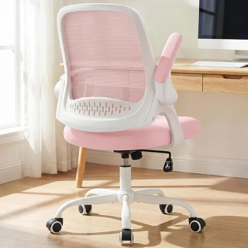 Vista 13 de NEO CHAIR Silla de oficina para computadora, silla de escritorio ergonómica para juegos, cómoda malla con brazos abatibles, soporte lumbar, ruedas