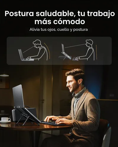 Vista 3 de ProtoArc XKM01 CaseUp Foldable Bluetooth Keyboard Mouse Combo