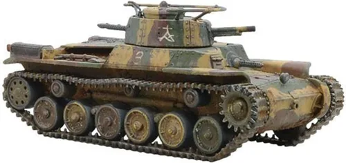 Vista 5 de Bolt Action Tipo 97 Chi-Ha Tanque Medio Japonés 1:56 WWII Guerra Mundial Kit de Modelo de Plástico