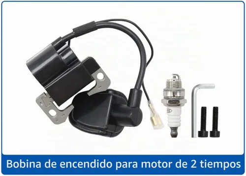 Vista 5 de Bobina de encendido del motor de 2 tiempos, repuesto para 33 cc, 43 cc, 47 cc, 49 cc, 50 cc, mini-moto de cross