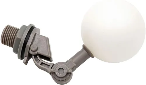 Vista 3 de Válvula de flotador de 1/2 o 3/4 con brazo ajustable llenado automático para fuentes de tanque de agua de ganado (1/2 pulgada) Easy to Adjust