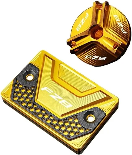 Vista 6 de Clutch Cylinder Reservoir Cover Motorcycle CNC Drain Engine Oil Filler Cap Front Brake Fluid Reservoir Cover For FZ-8 FZ 8 ZF8N FZ8S For FAZER FZ8