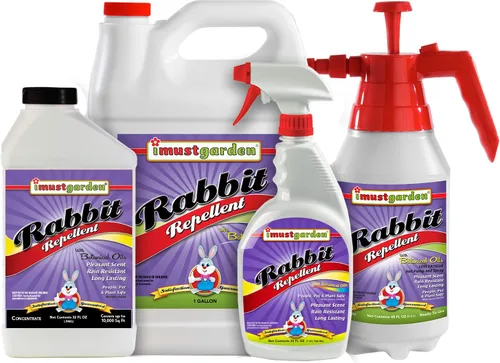Vista 5 de I Must Garden repelente de conejos - aroma especiado - spray 32 oz listo para usar