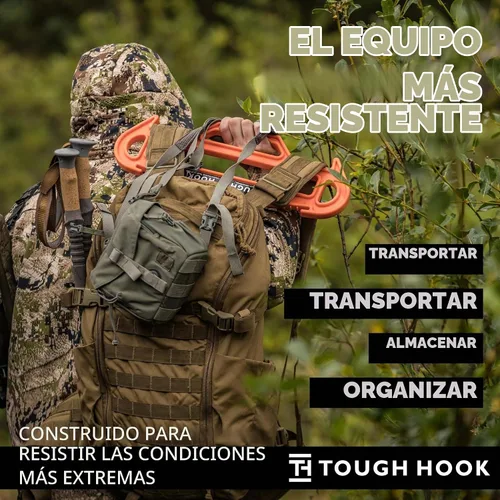 Vista 7 de Tough Hanger XL Hecho en Estados Unidos Percha irrompible resistente Grado militar premium Percha estándar extragrande Capacidad de 180