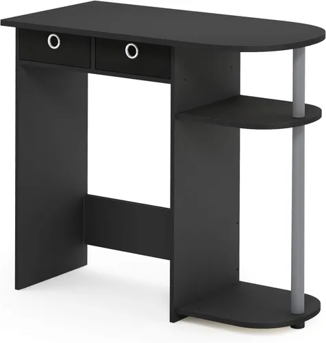 Vista 17 de Furinno Simplistic - Escritorio para computadora de 31 pulgadas, escritorio Pino ámbar