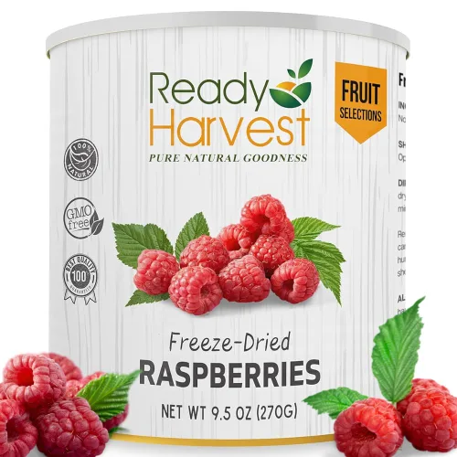 Vista 12 de Ready Harvest Alimentos deshidratados - Chips de manzana Alimentos de emergencia Kits de campamento y supervivencia Lata #10 Vida útil de 25