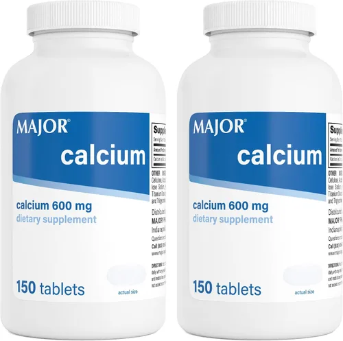Vista 8 de Major Tabletas de calcio de 600 mg - Suplemento de calcio - 150 unidades (1 paquete)