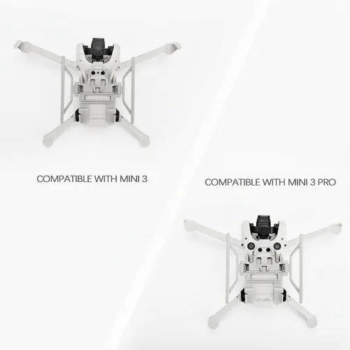 Vista 4 de Tren de aterrizaje para DJI Mini 3/Mini 3 Pro Kit plegable de patas extendidas para accesorios Mini 3 Pro Foldable Extended Legs for DJI Mini 3