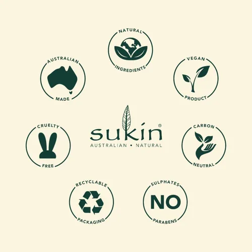 Vista 5 de Sukin Organics Exfoliante facial revitalizante, exfoliante facial hidratante a base de crema con extracto de bambú y exfoliante de cáscara de nuez